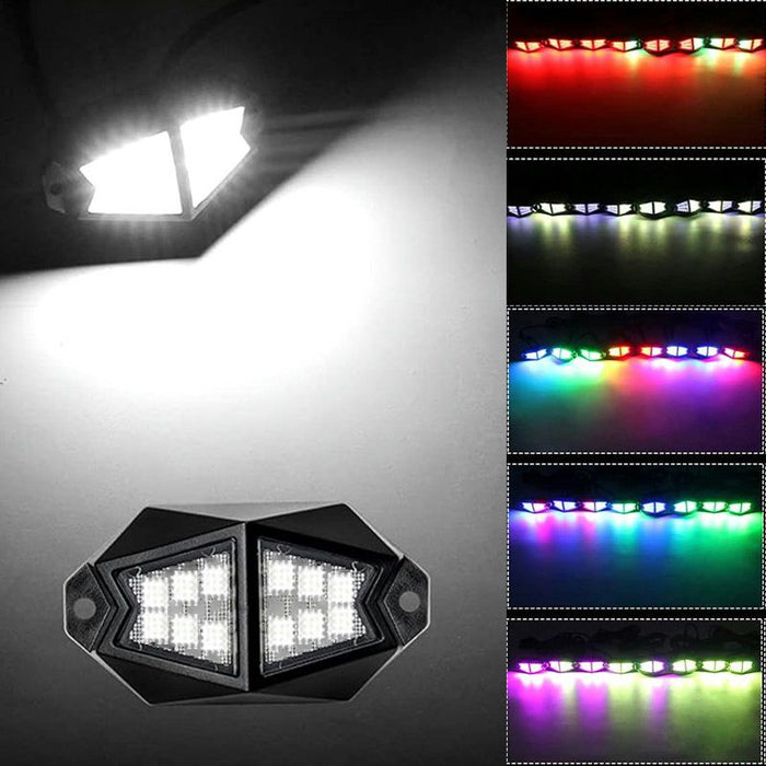 Race Sport - RSDE4 - *** SERIALIZED*** 4 RGBW Rock Lights 12 LED'S per pod expansion kit
