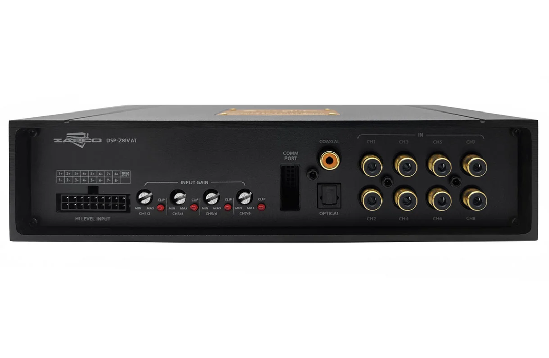 Zapco - DSP-Z8 IV AT - DSP, 8-Ch, optional HD-BT 8-Ch Inputs, 8-Ch Outputs