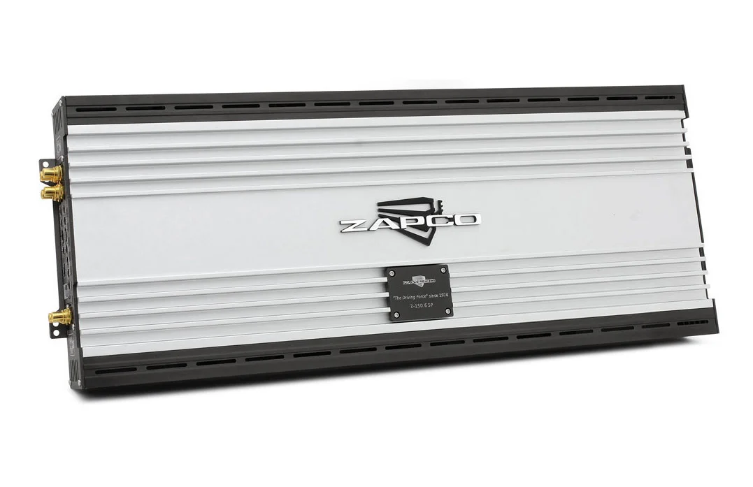 Zapco - Z-150.6 SP - Class AB, 6-Ch Power 2Ω: 6 x 275W, 4Ω: 6 x 165W