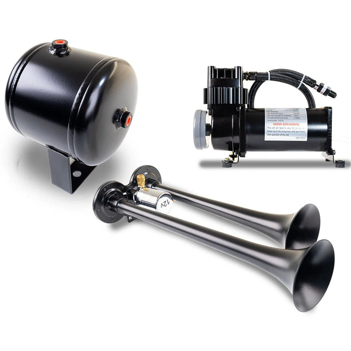 Kleinn - HKUTV - ProBlaster™ HKUTV Complete UTV And 4X4 Dual Air Horn System With 150 PSI Compressor And Tire Inflator