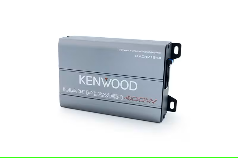 Kenwood - KAC-M1814 - 4 Channel Compact Power Amplifier, Conformal Coated,  400W Max Power
