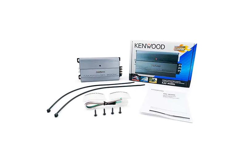 Kenwood - KAC-M3004 - Compact 4CH Power Amplifier, Conformal Coated,  400W Max Power