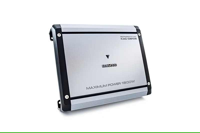 Kenwood - KAC-D8105 - 5ch Amplifier with 75W x4 + 500W x1 RMS Power at 2ohms