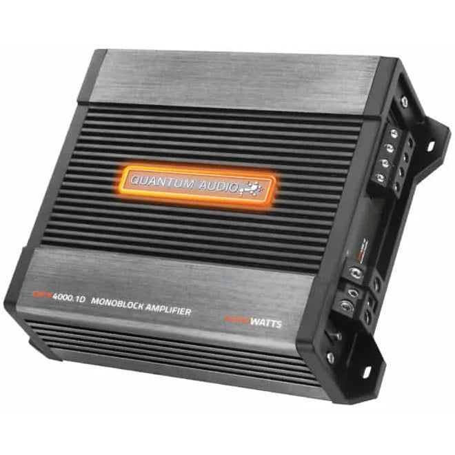 Quantum - QPX4000.1D - 1 X 4000W @ 1OHM CLASS D MONOBLOCK AMPLIFIER