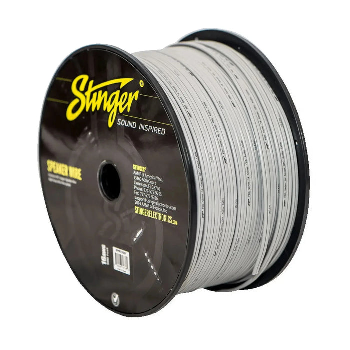 Stinger - SPW516WH - 16GA WHITE SPEAKER WIRE 500FT