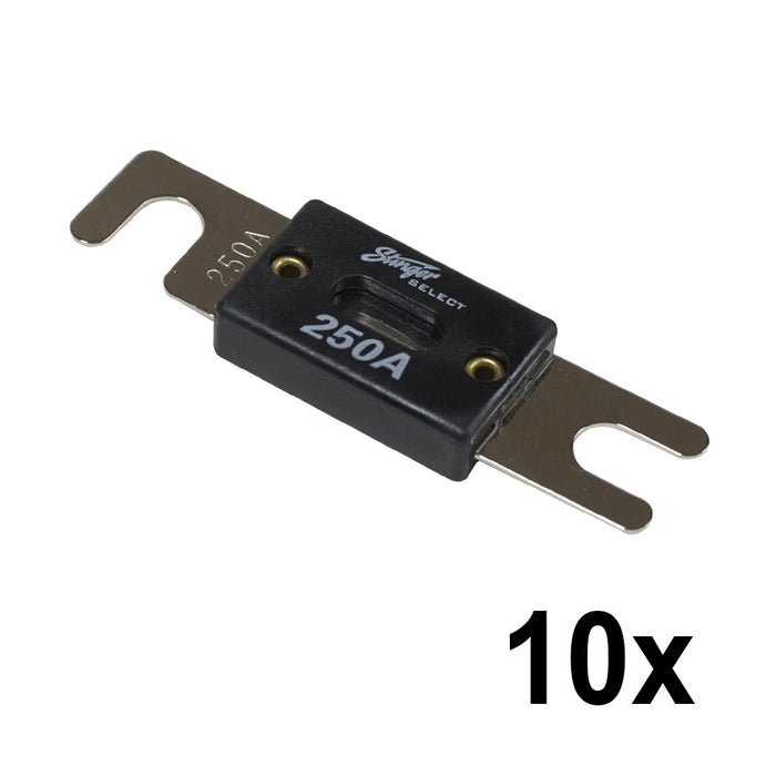 Stinger Select - SSANL250BULK - 250 AMP ANL FUSE BULK 10 PACK NICKEL