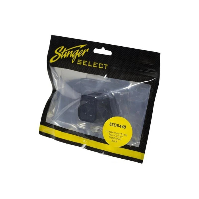 Stinger Select - SSDB448 - DISTRO BLOCK (1) 4GA IN (4)8GA OUT