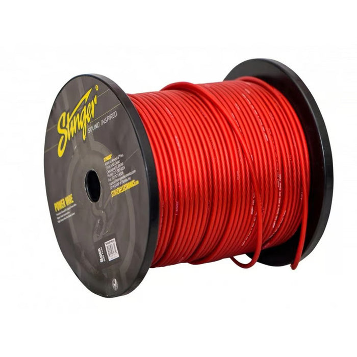 Stinger - SPW18TR500 - 8 GA RED POWER WIRE PRO 500FT