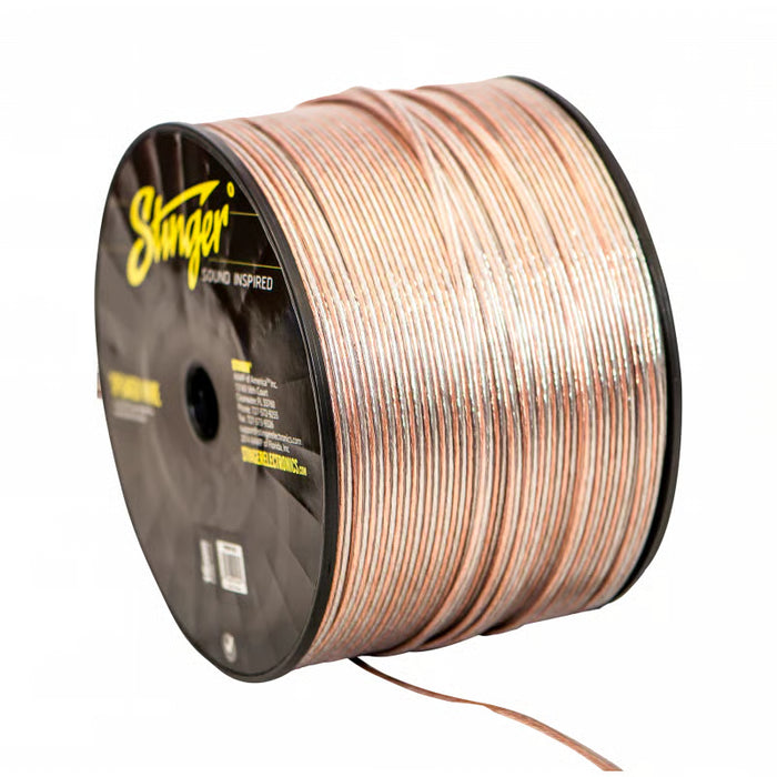 Stinger - SPW516C - 16 GA CLEAR SPEAKER WIRE 1000FT