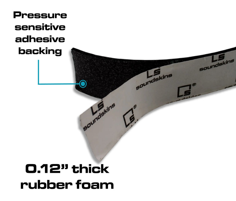 Soundskins  - SSK-STRIP-1 - 1" Wide Strip Foam Tape - 1.41 sq ft
