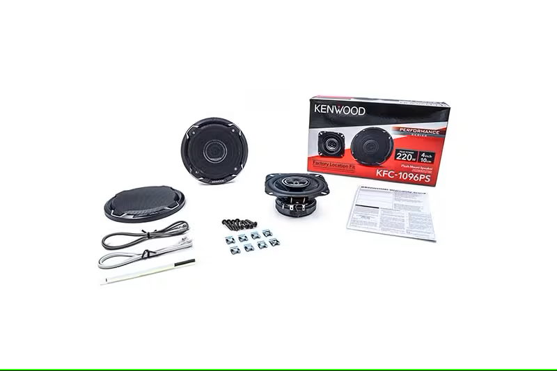 Kenwood - KFC-1096PS - 4" 2-Way Speaker System, 220W Max Power