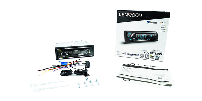 Kenwood - KDC-BT782HD - CD Receiver, Bluetooth, Alexa Built-in, Alexa wake word enabled, HD Radio, Front USB & AUX, Variable Illumination, SiriusXM Ready, (3)4V RCA Preouts, Remote APP ready